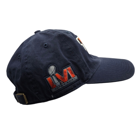 Cincinnati Bengals '47 Brand Clean Up Super Bowl LVI Navy Blue Hat Adjustable - Picture 2 of 11